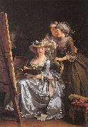 Labille-Guiard, Adelaide Self-Portrait with Two Pupils china oil painting reproduction